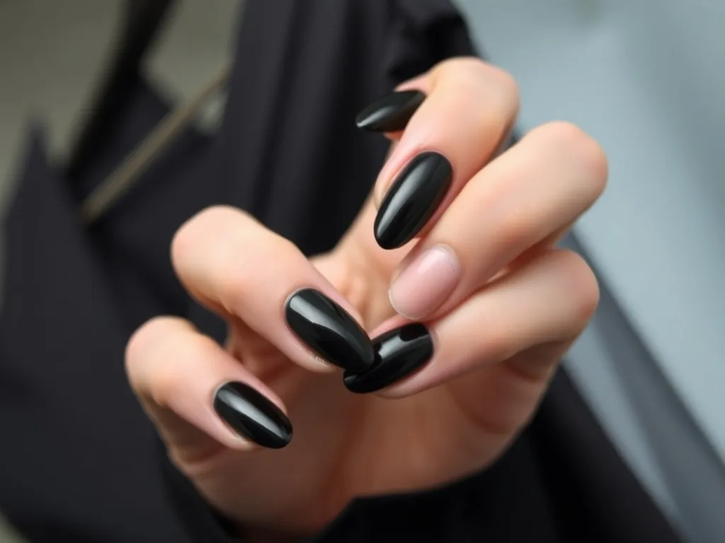 Czarna sukienka: jakie paznokcie będą najlepsze? Sprawdź inspiracje!