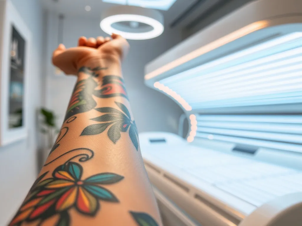 Po jakim czasie można iść na solarium po tatuażu?